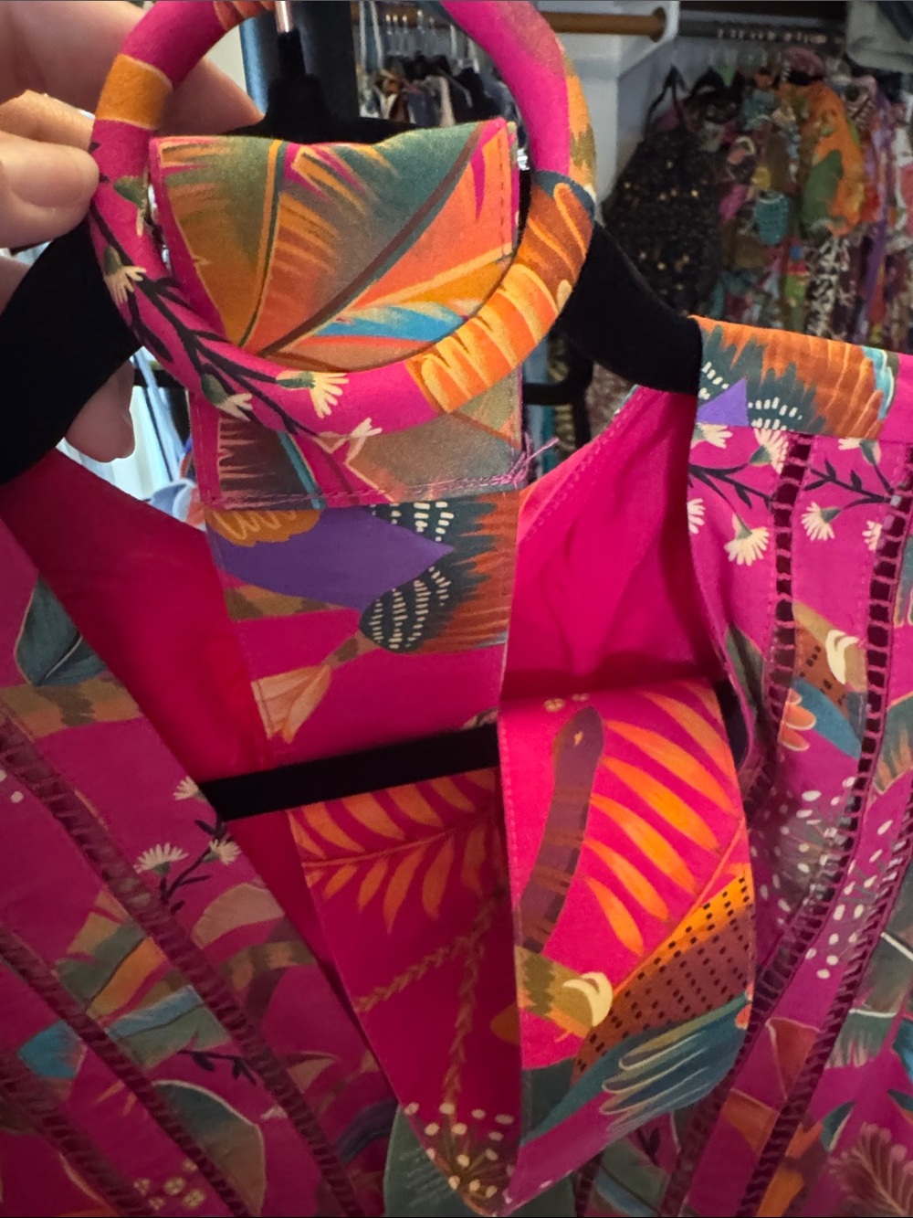 FARM Rio Macaw Party Romper with Belt - Picture 9 of 12